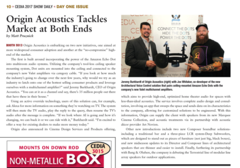 CEDIA 2017 Dailies Day 1