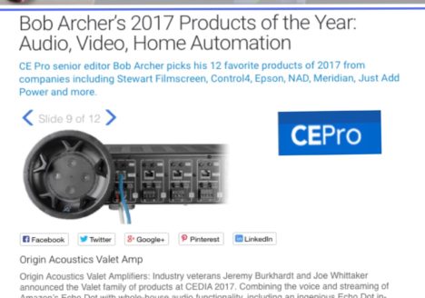 CEPro 2017 Prod of Yr Valet