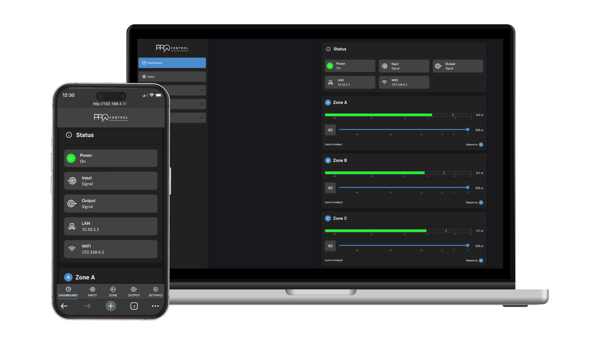 PROA1000 4 Amplifier Origin Acoustics